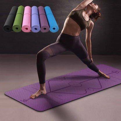 Find Your New Balance – Precision-Aligned Yoga Mat for a Stronger, Healthier You