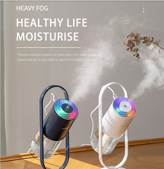 Whisper-Quiet Humidifier & Night Light – Instant Comfort for Dry Air at Home, Office & Car