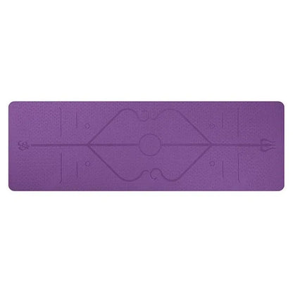 Precision-Aligned TPE Yoga Mat for Enhanced Posture