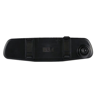 Smart Rearview Dash Cam, 4.3” HD 1080P Dual Camera with G-Sensor, Parking Assist & Loop Recording