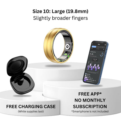 Sleep Ring – No More Daily Charge! Lasts Over 10 Days! No More Heavy Watches