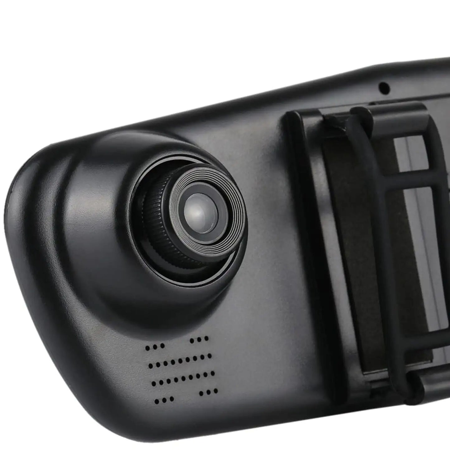 Smart Rearview Dash Cam, 4.3” HD 1080P Dual Camera with G-Sensor, Parking Assist & Loop Recording