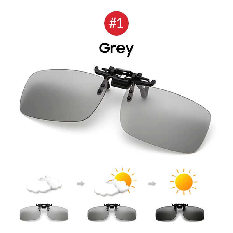 Polarized Flip-up Sun Glasses Lens for Day & Night Driving